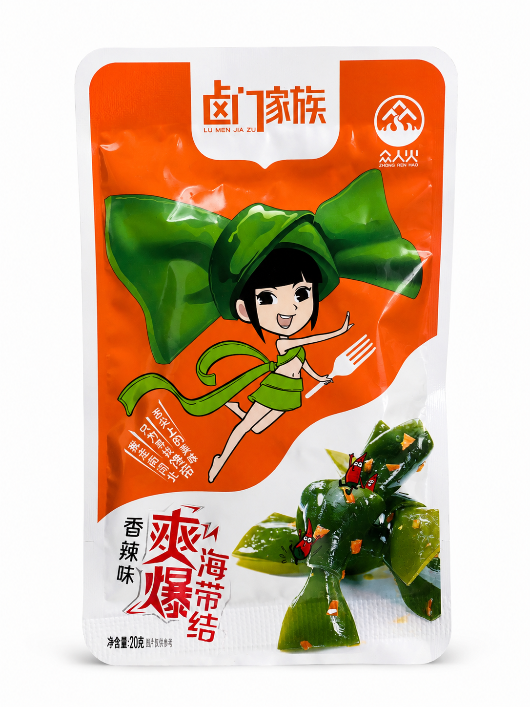 Снек з морських водоростей пікантний Seaweed Snack 20 г