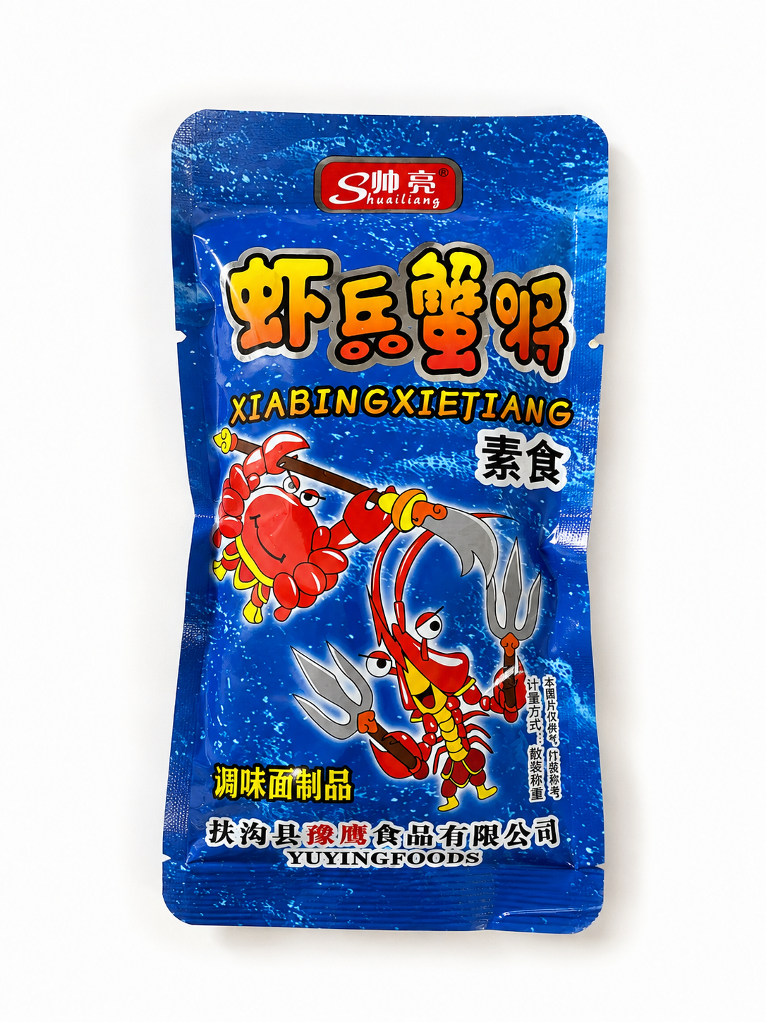 Латяо солодкувато-гостре морепродукти Latiao Crab-Shrimp Shuailiang 30г