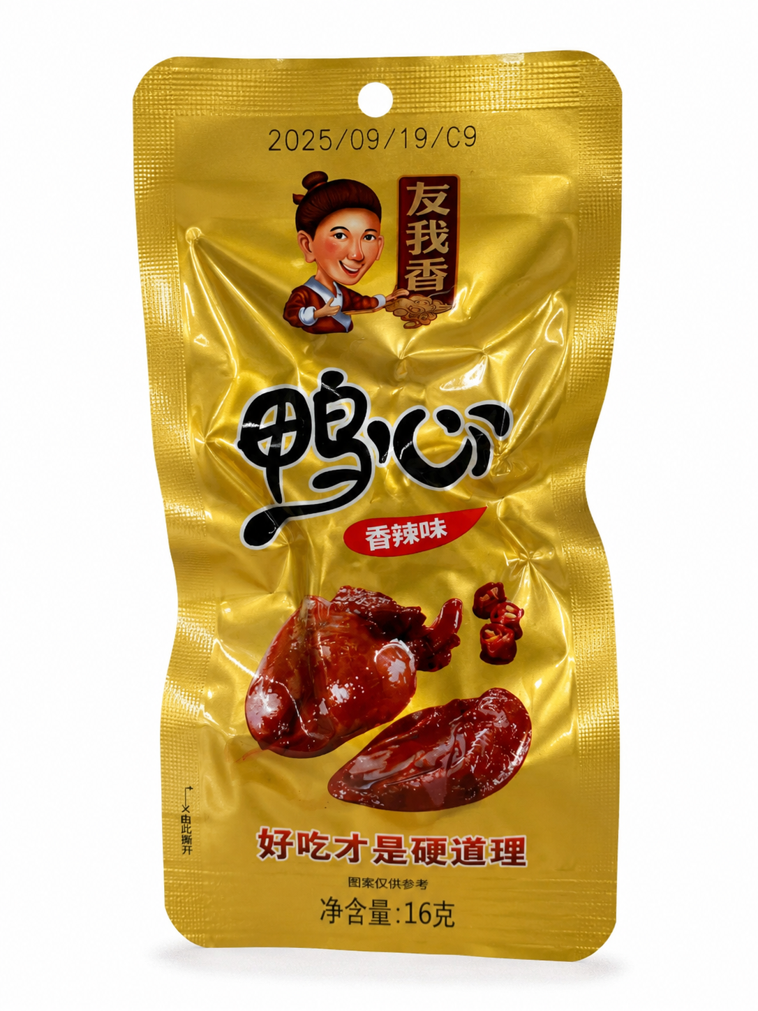 Качині серця в гострому соусі Spicy Duck Hearts Youwoxiang 16 г