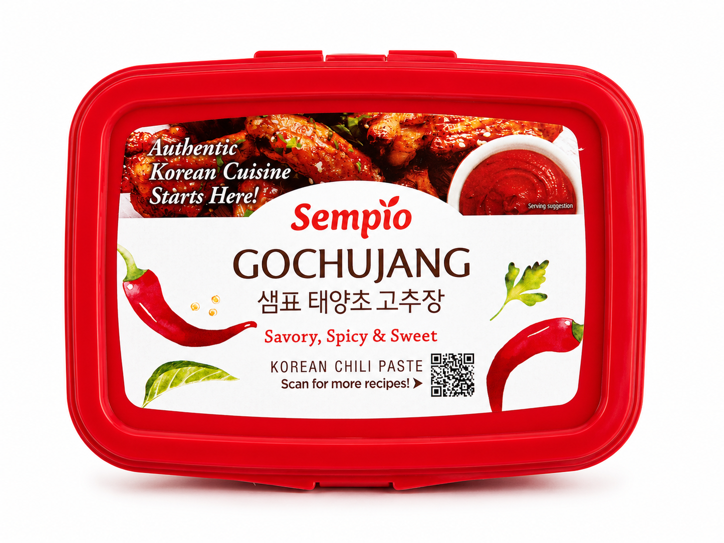 Корейська гостра паста чилі Годчужан Gochujang Savory Spicy & Sweet Paste Korean, 1000 г