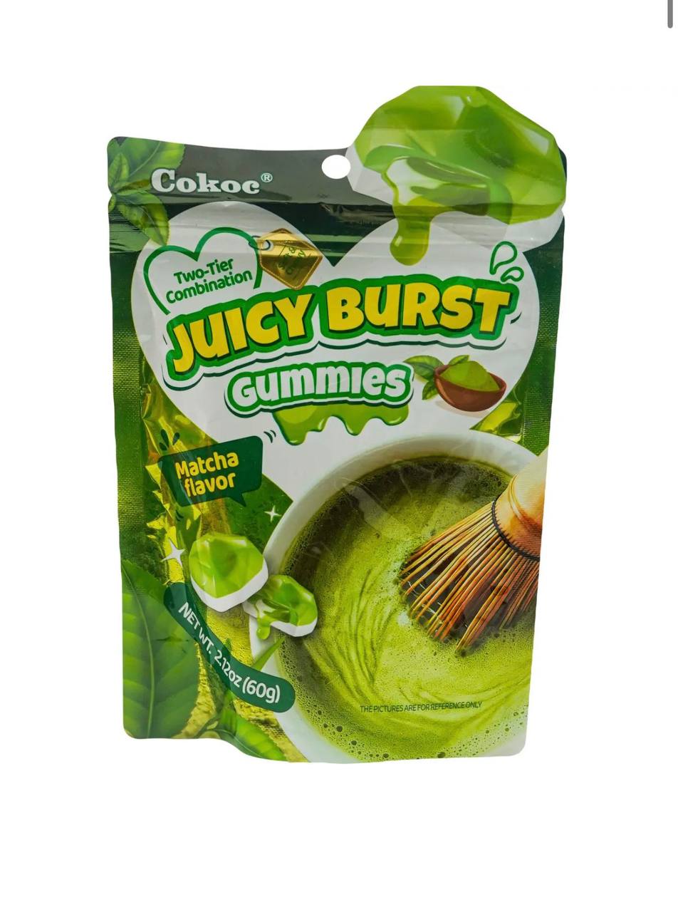 Цукерки желейні з матчею Double Layer Filled Gummies Matcha COKOC 60 г