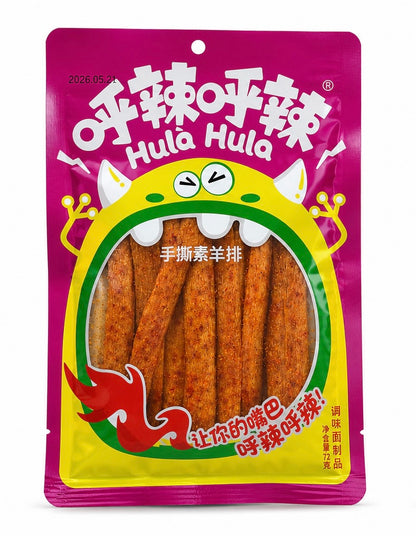 Латяо соєве мʼясо зі смаком баранини Hula Hula Spicy Lamb Flavor 72 г