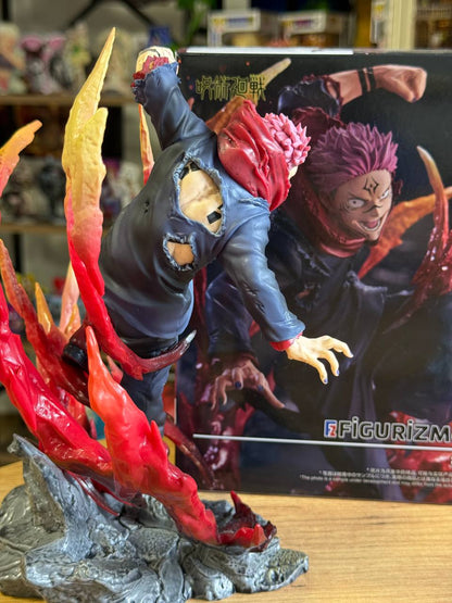 Аніме фігурка Сукуна (Sukuna) — Магічна Битва (Jujutsu Kaisen), Figurizm Alpha Sega, 23 см