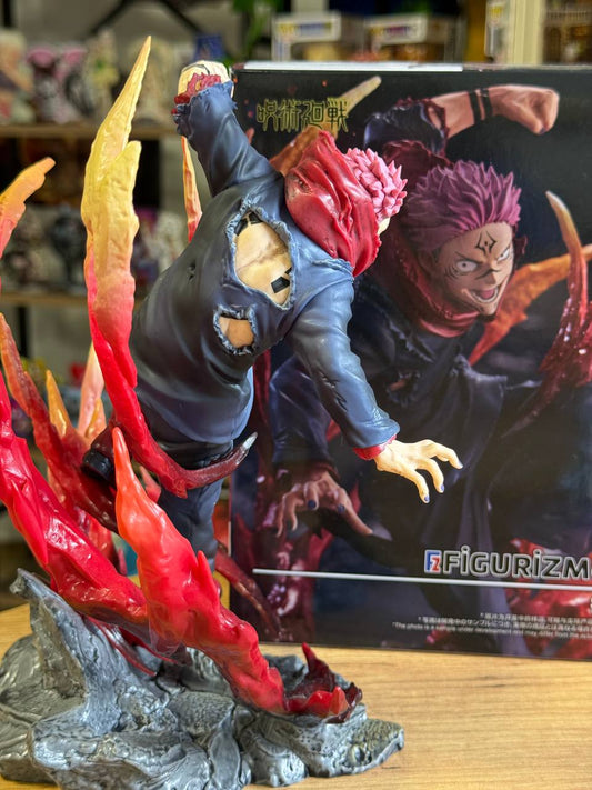 Аніме фігурка Сукуна (Sukuna) — Магічна Битва (Jujutsu Kaisen), Figurizm Alpha Sega, 23 см
