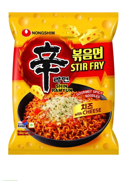 Локшина швидкого приготування Shin Ramyun Stir-Fry з сиром Nongshim, 136 г