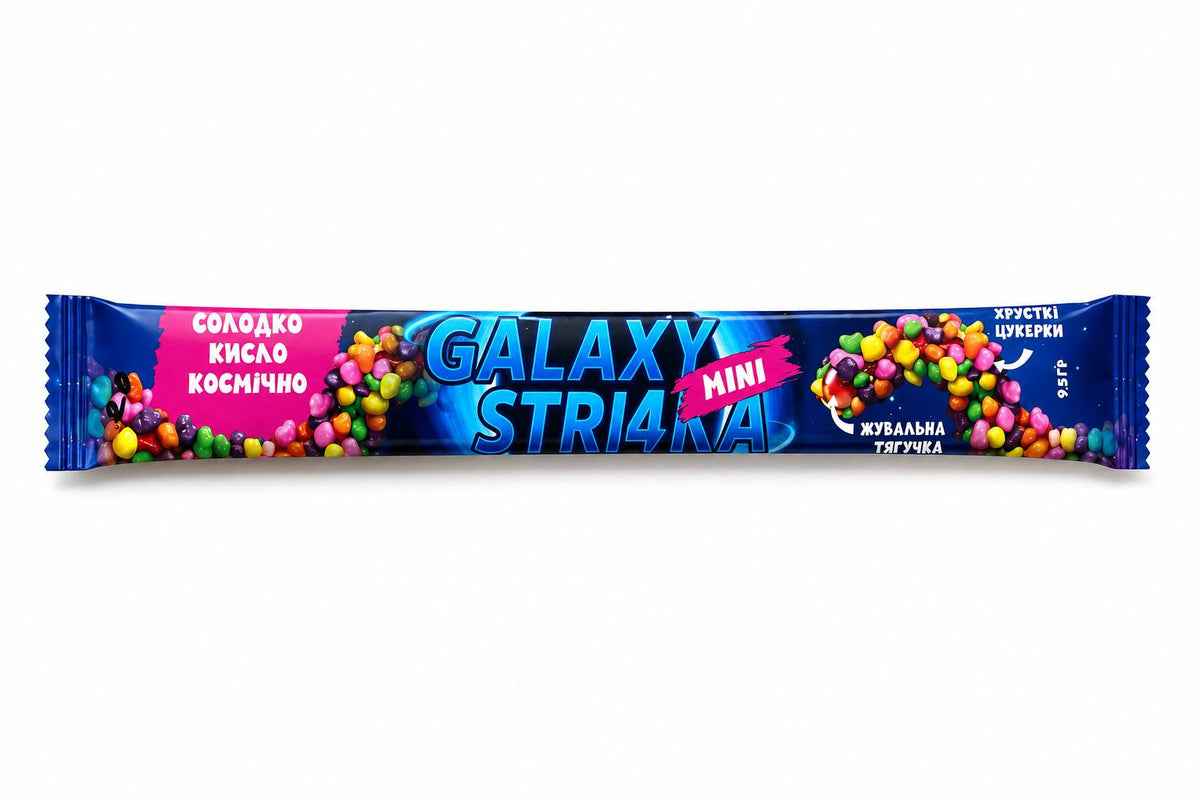 Жувальна кисло-солодка цукерка Galaxy Stri4ka Mini 9,5 г