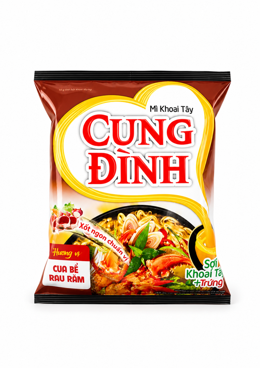 Локшина швидкого приготування зі смаком краба Crab With Laksa CUNG DINH 79 г
