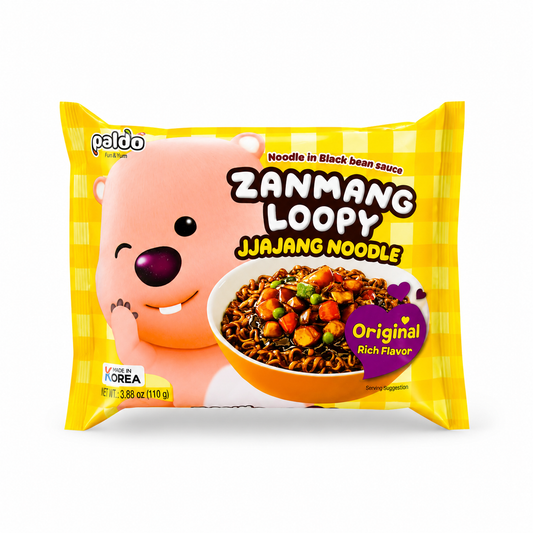 Локшина швидкого приготування із соусом джаджанг Original Zanmang Loopy PALDO 110 г