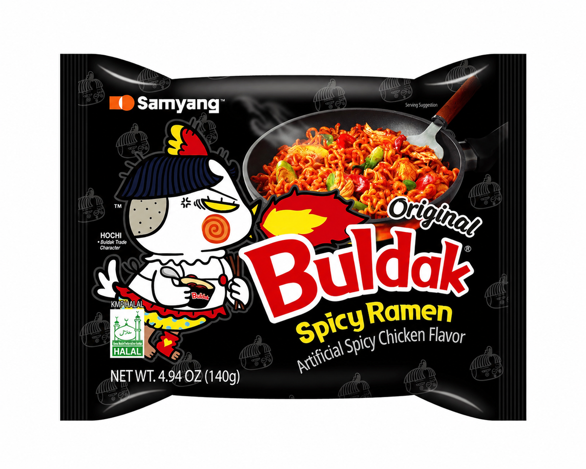 Локшина швидкого приготування бульдак зі смаком курки Samyang Buldak Hot Chicken Flavor 140 г