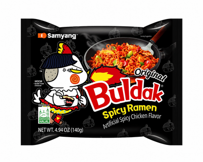 Локшина швидкого приготування бульдак зі смаком курки Samyang Buldak Hot Chicken Flavor 140 г