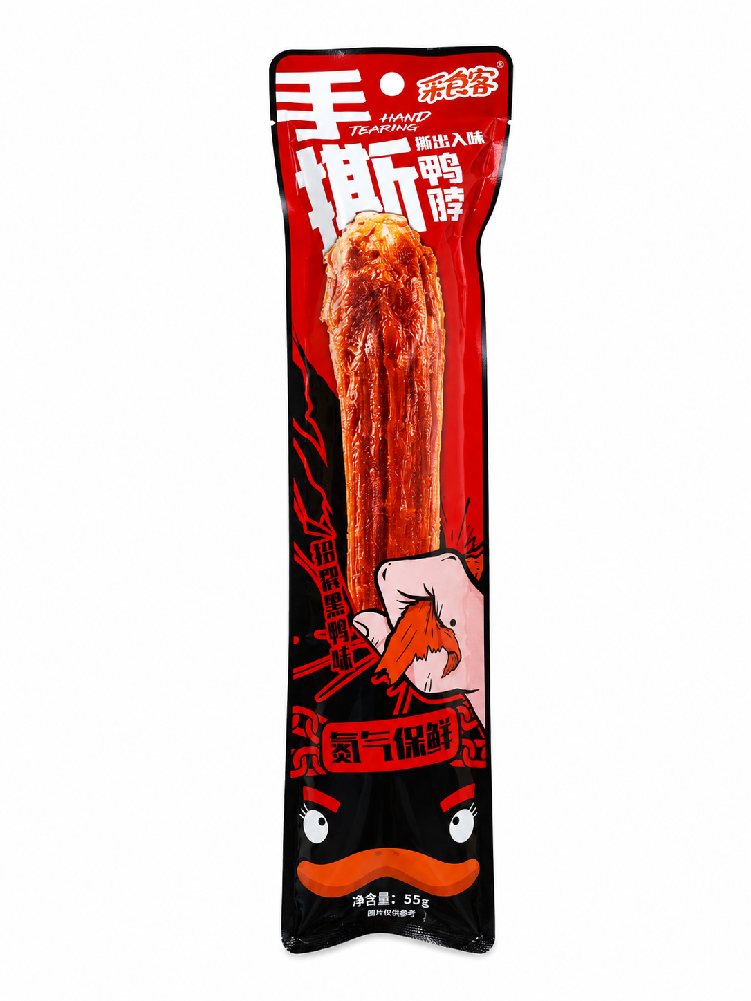 Снек гостре мʼясо качки Qin Ke Spicy Duck Neck Snack 55 г