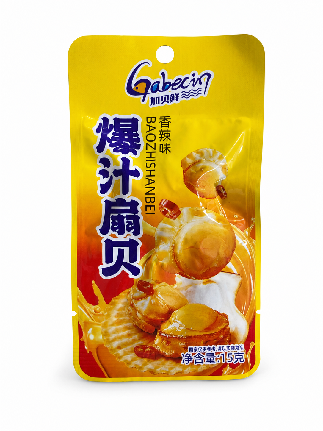 Снек з маринованих гребінців гостро-пряні Spicy Scallop Snack 15 г