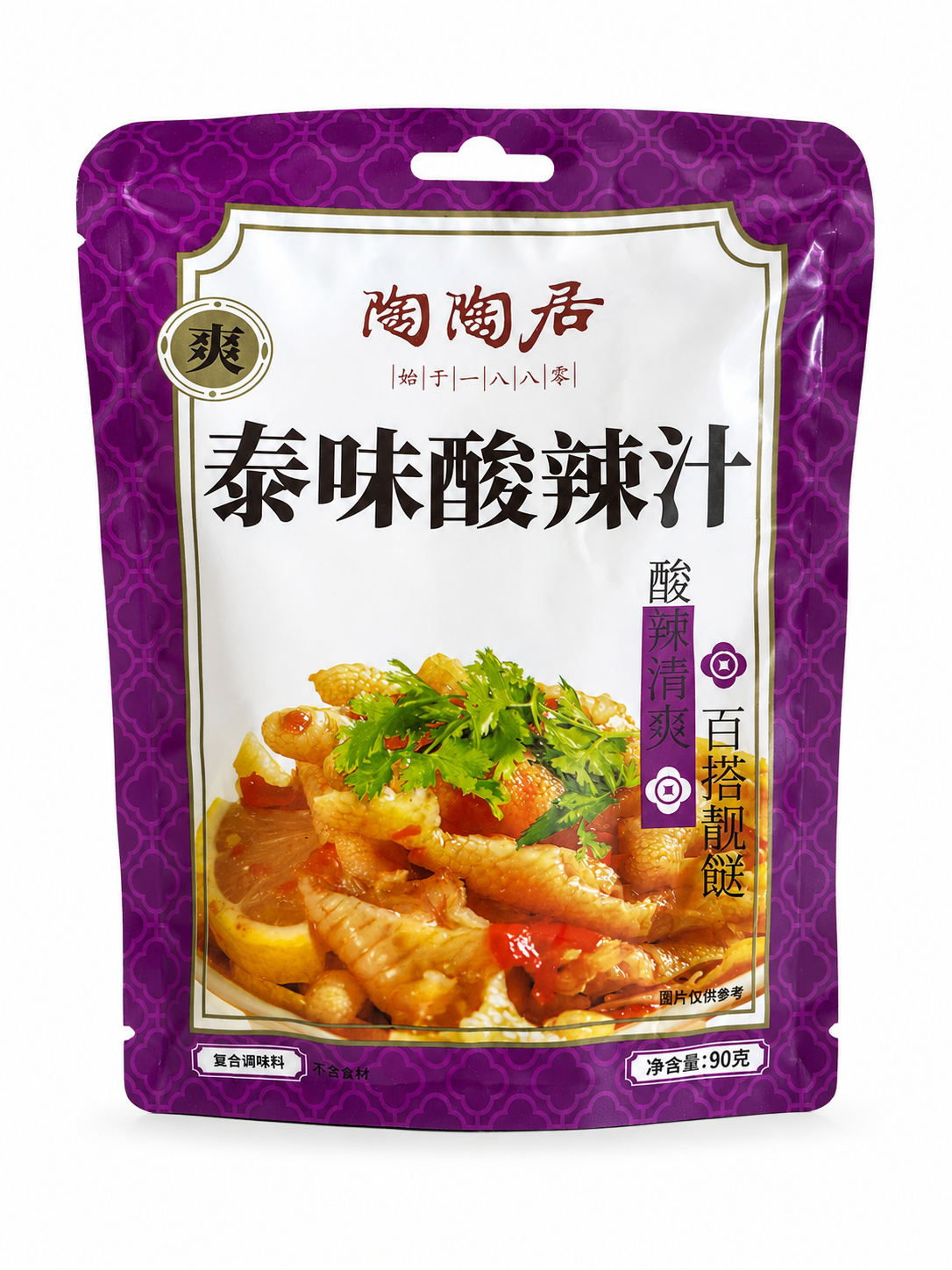 Рідкий соус-заправка в тайському стилі кисло-гострий Tao Tao Ju Thai Style Sour & Spicy Sauce Dressing 90 г