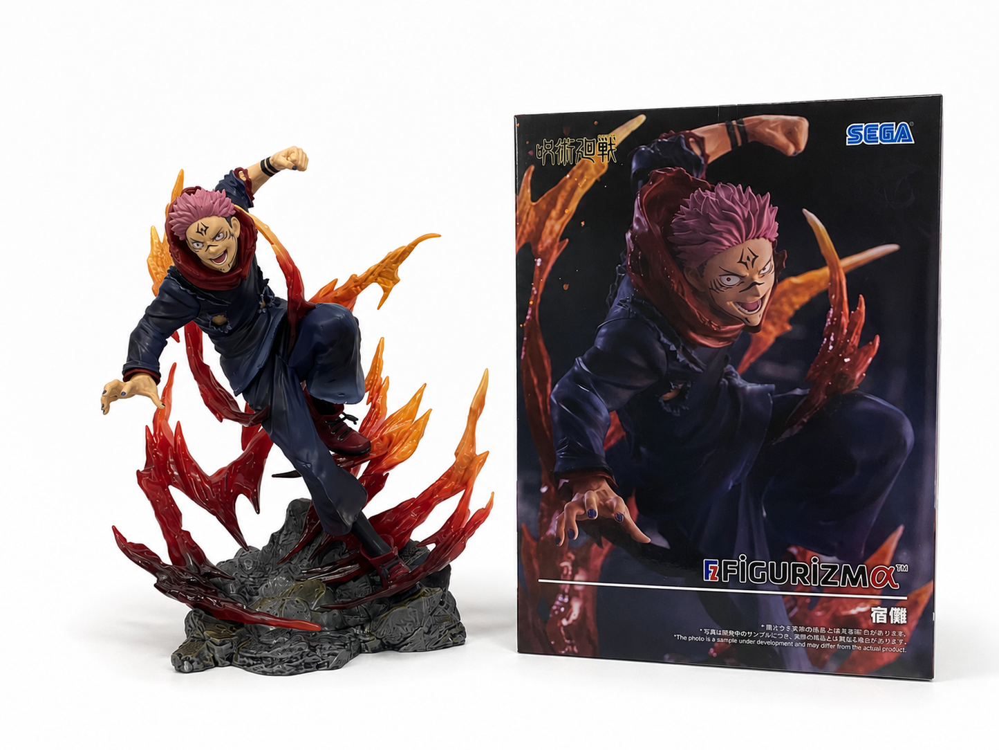 Аніме фігурка Сукуна (Sukuna) — Магічна Битва (Jujutsu Kaisen), Figurizm Alpha Sega, 23 см