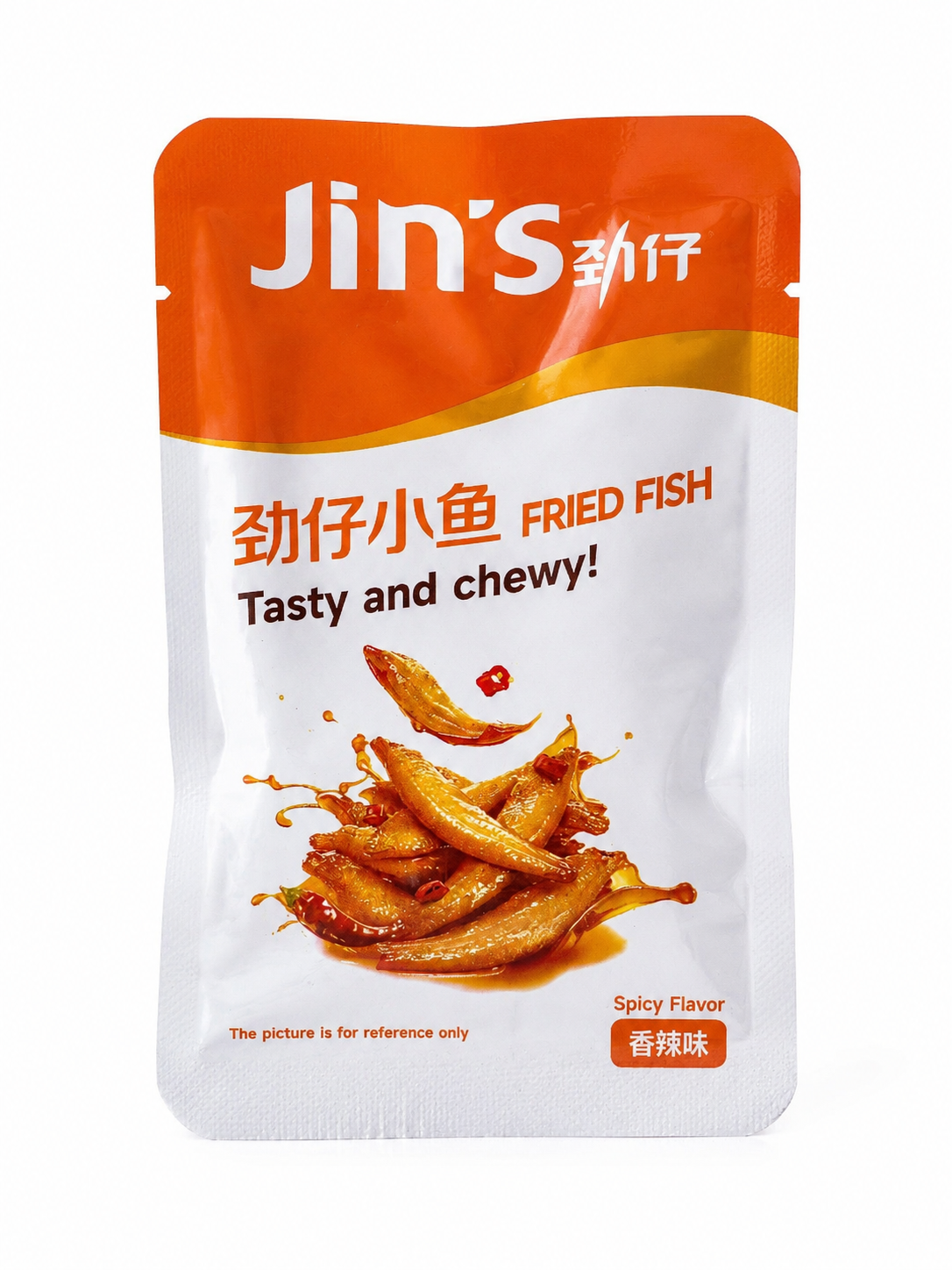 Гострий рибний снек Jin’s Fried Fish – Spicy Flavor 20г