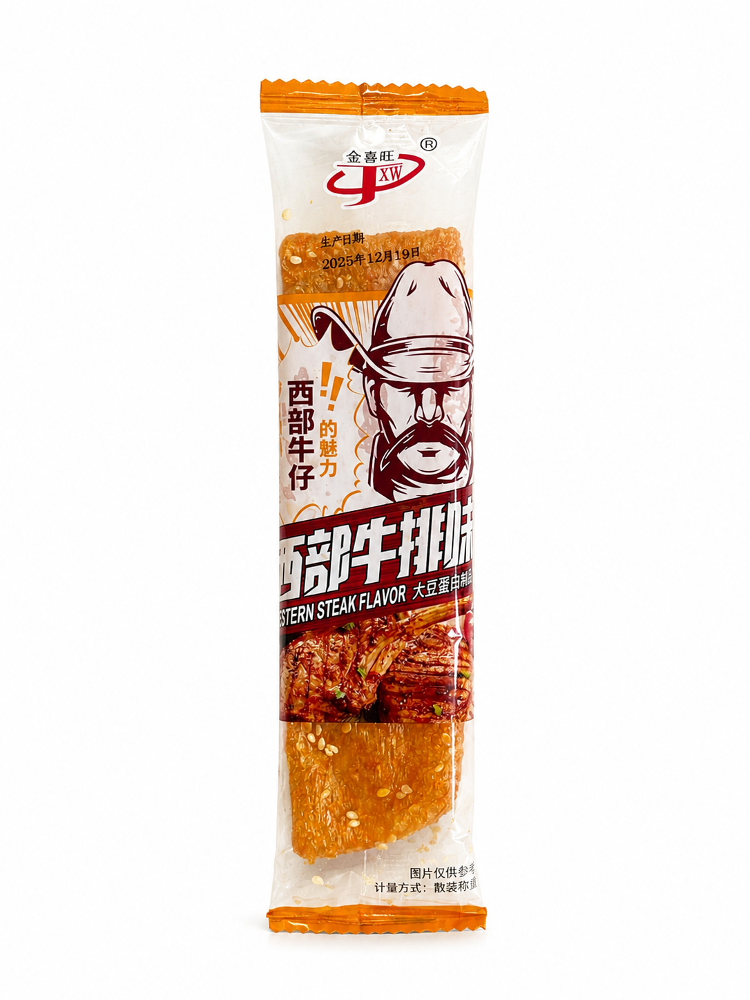 Латяо зі смаком стейку сухе Latiao JXW Western Steak Flavor 20 г