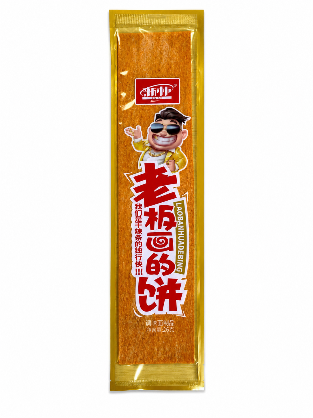 Латяо снек супер довге та сухе Latiao Xin Lin Laoban Hua De Bing 26 г