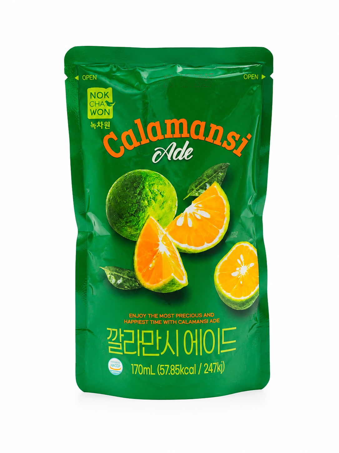 Холодний чай зі смаком каламансі Nokchawon Calamansi Cold Tea 170 мл