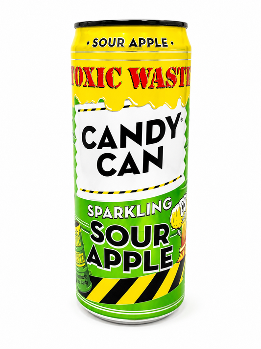 Газований напій зі смаком кислого яблука Toxic Waste Candy Can Sparkling Drink Sour Apple 330 мл