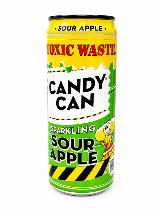 Газований напій зі смаком кислого яблука Toxic Waste Candy Can Sparkling Drink Sour Apple 330 мл
