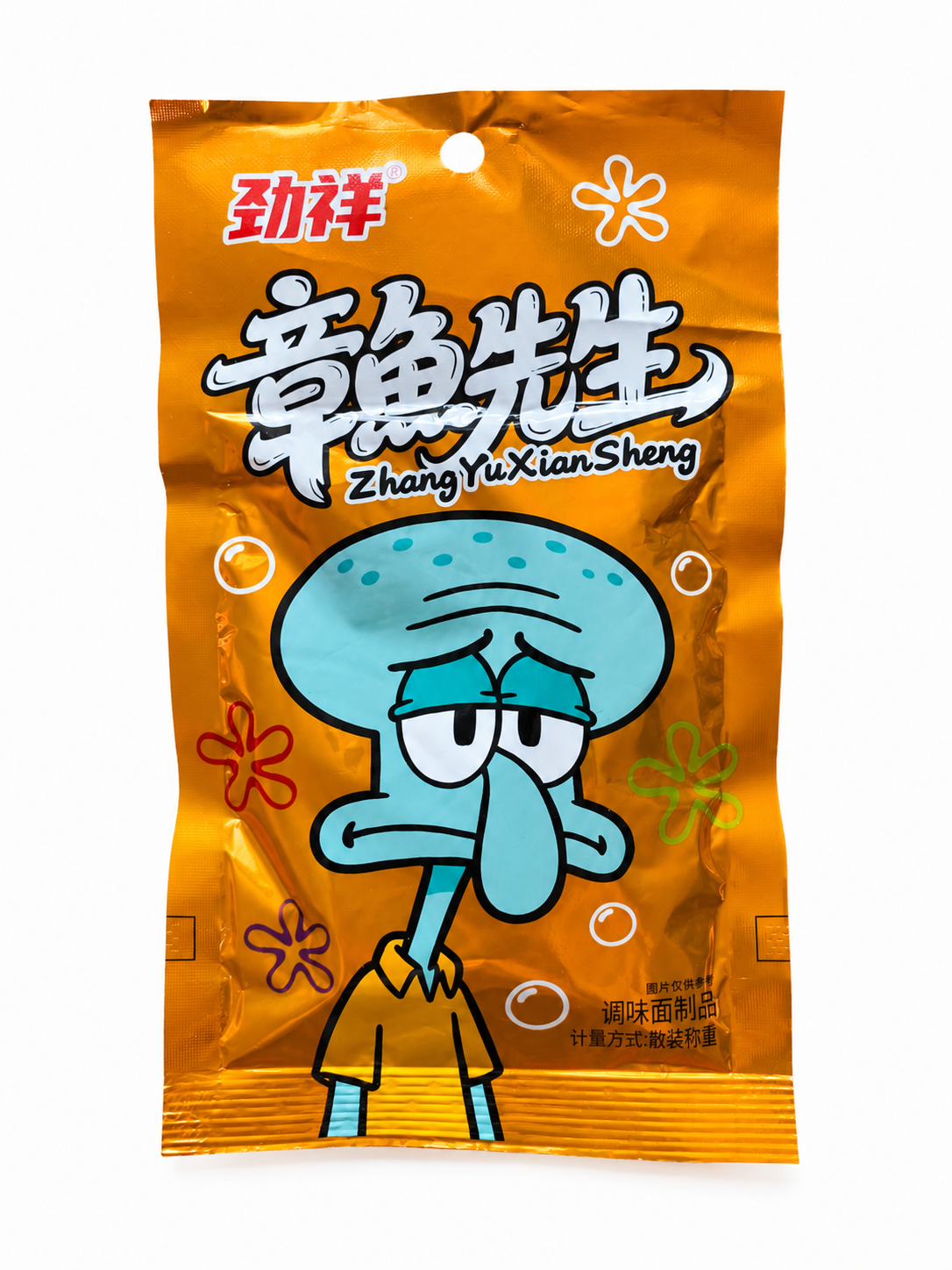 Латяо снек солодо гостре у вигляді восьминогів Latiao Squid Style Snack ZhangYuXianSheng