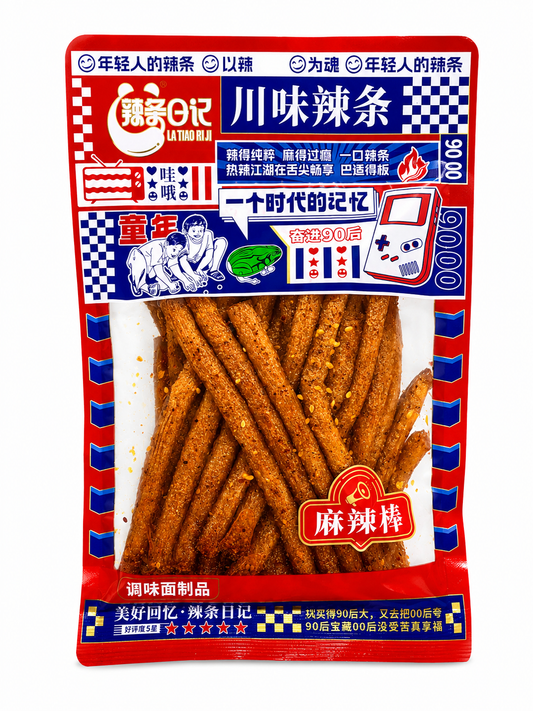 Латяо снек сичуанські палички мала Latiao Sichuan Spicy Flavor 128 г