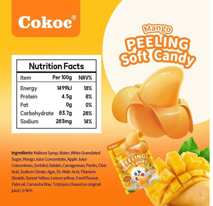 Цукерки зі смаком манго Soft Peeling COKOC 75 г