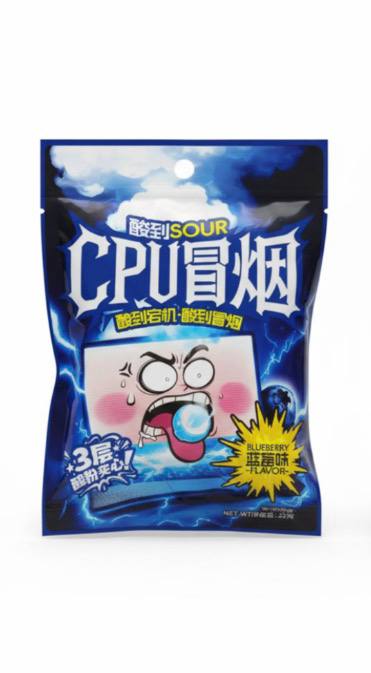 Кислі льодяники зі смаком чорниці Eamen`s Sour Candy 25г