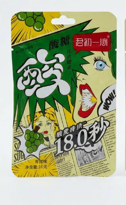 Китайські кислі цукерки Sour Candy 16 г